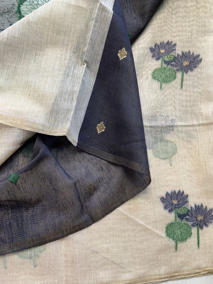Muga Cotton Silk Saree