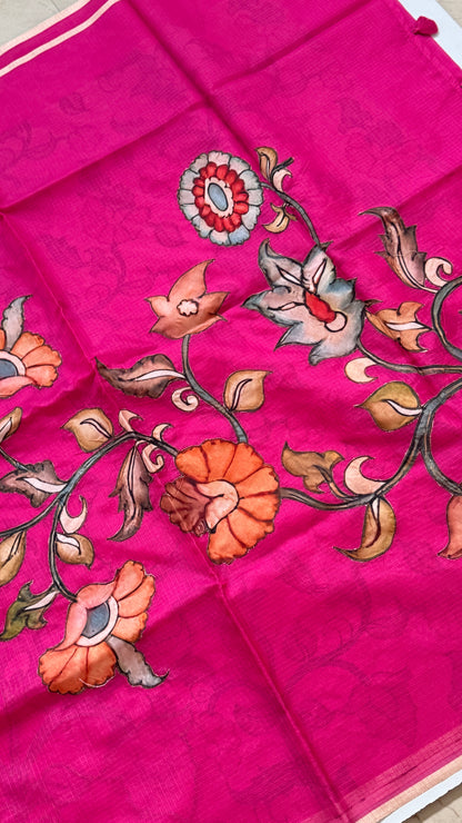 Applique Work Saree