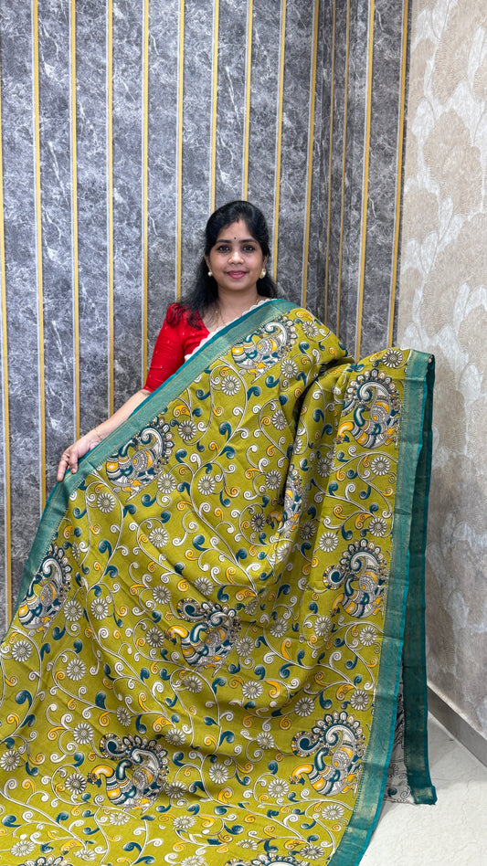 Kalamkari Chennuri Silk Saree