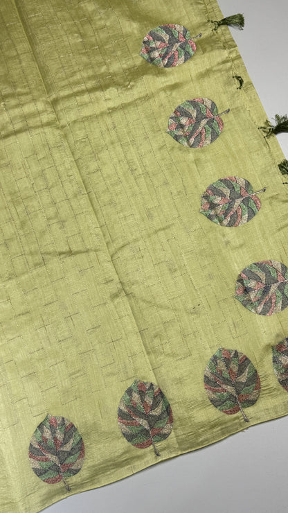 Semi Tussar Saree