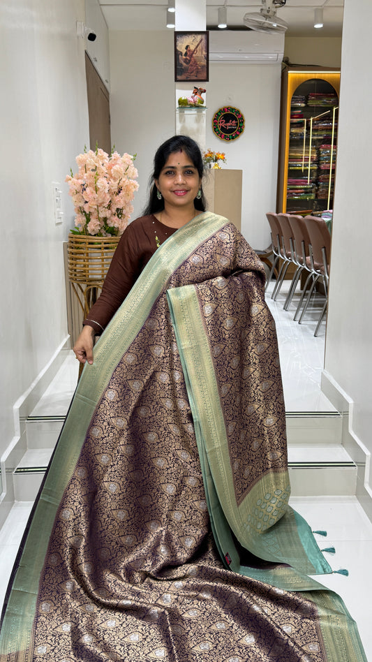 Brocade Crepe Georgette Saree