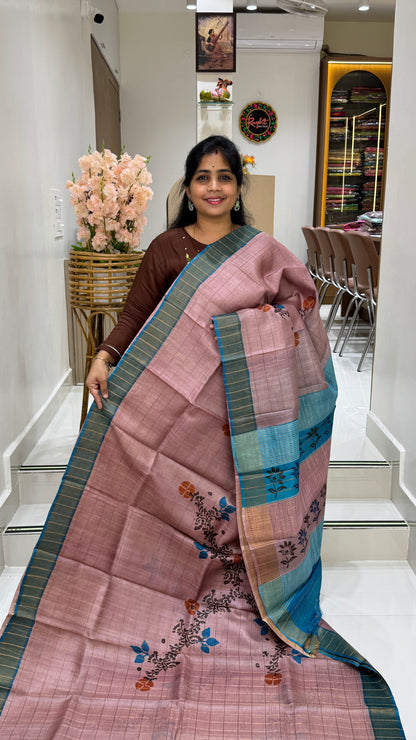 Handloom Pure Tussar Silk Saree