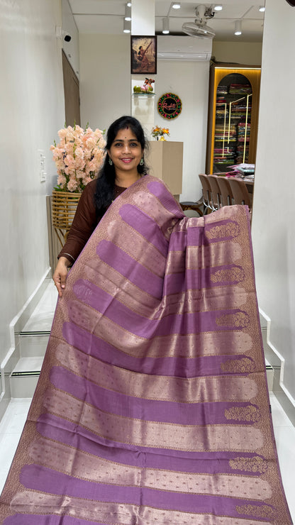 Panel Work Tussar Georgette Saree