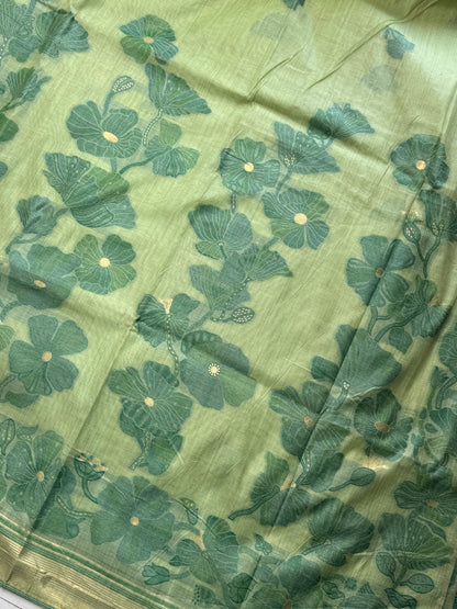 Muga Cotton Silk Saree