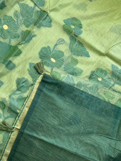 Muga Cotton Silk Saree