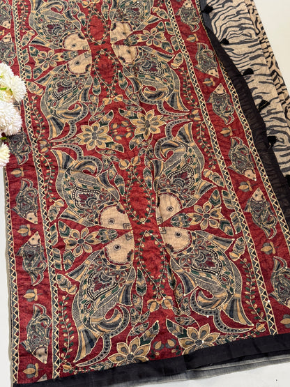 Semi Chanderi Silk Saree