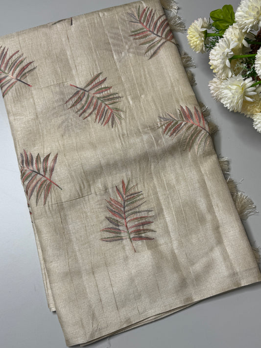 Semi Tussar Saree
