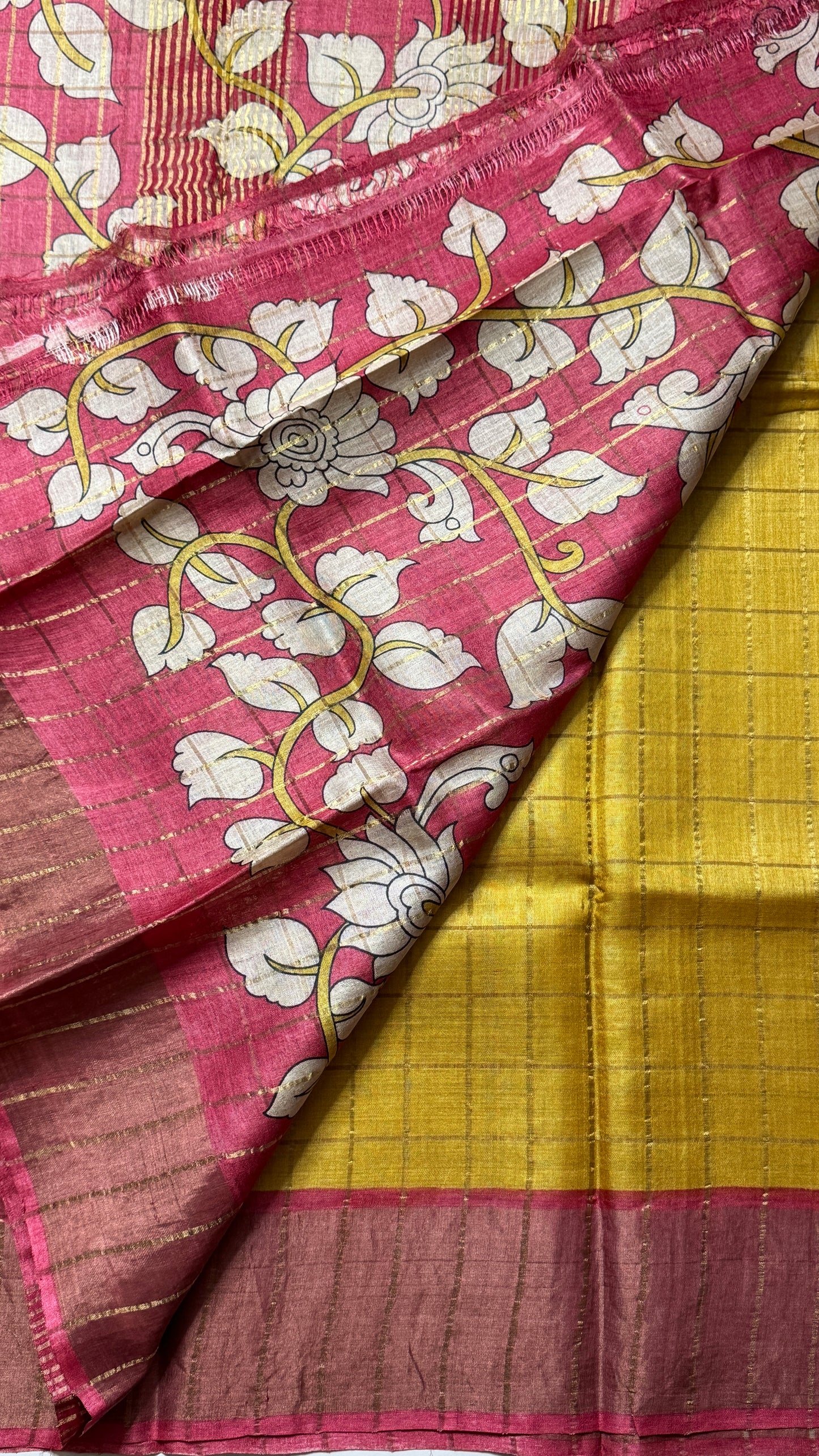 Handloom Pure Tussar Silk Saree
