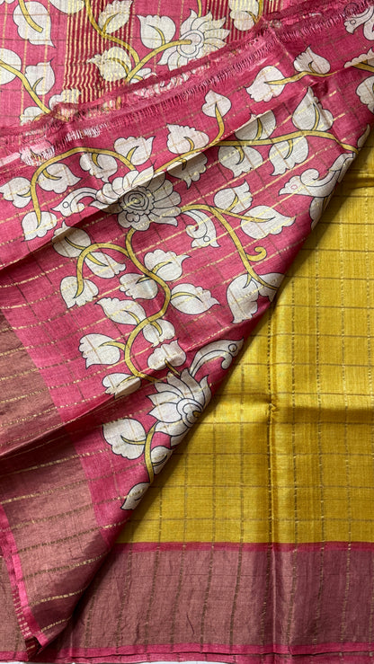 Handloom Pure Tussar Silk Saree