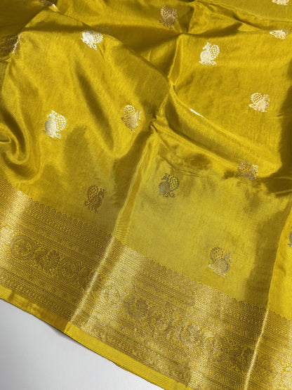 Semi Munga Crepe Saree