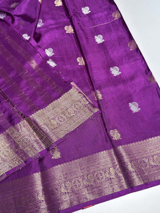 Semi Munga Crepe Saree