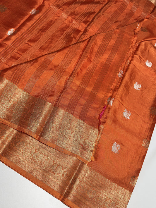 Semi Munga Crepe Saree
