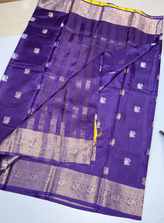 Semi Munga Crepe Saree