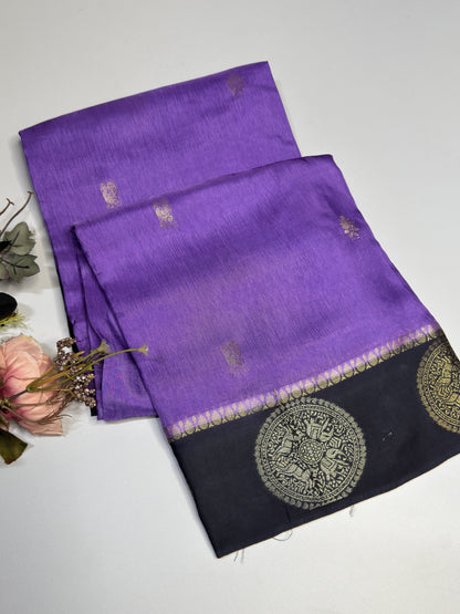 Semi Munga Crepe Saree