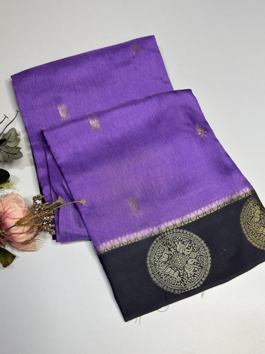 Semi Munga Crepe Saree