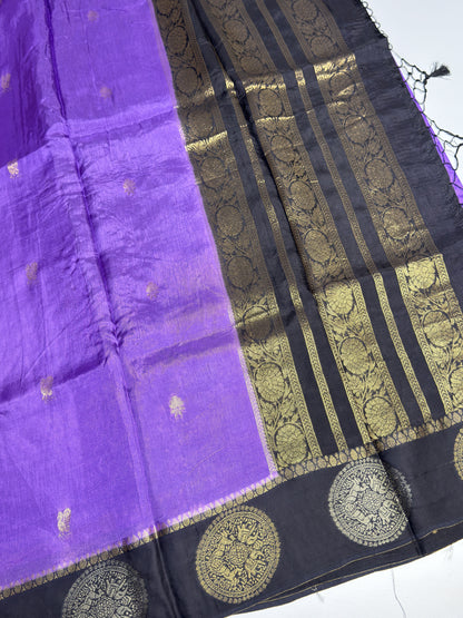 Semi Munga Crepe Saree