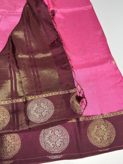 Semi Munga Crepe Saree