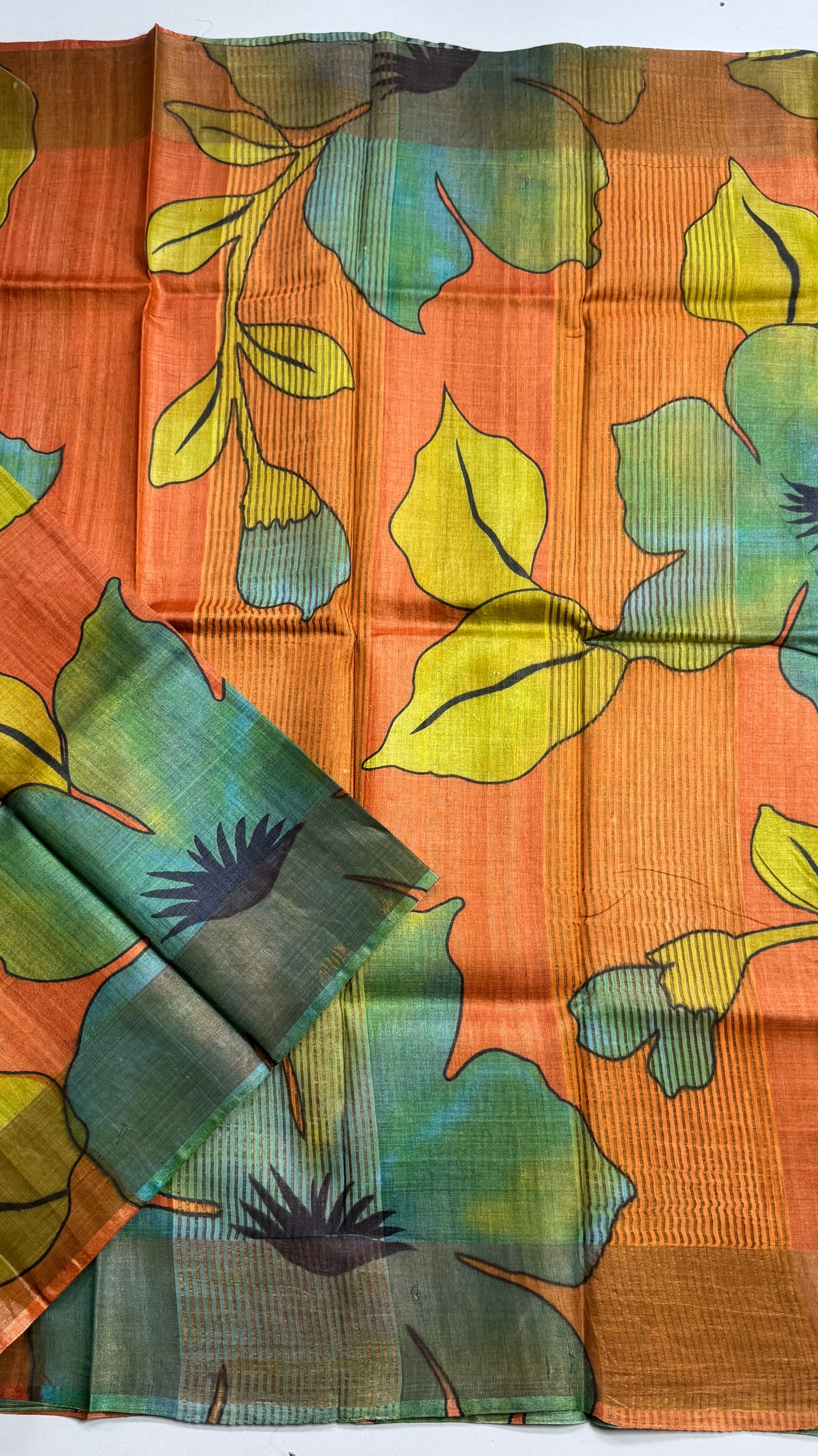 Handloom Pure Tussar Silk Saree