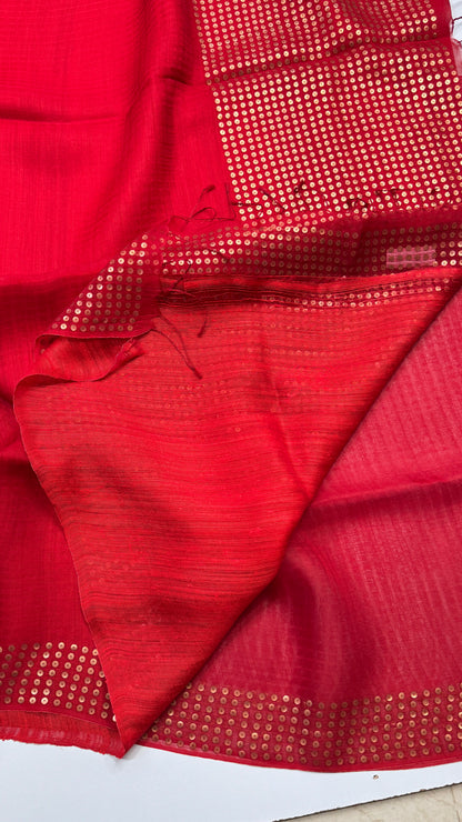Pure Muslin Silk Saree