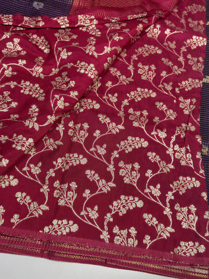 Semi Munga Crepe Saree