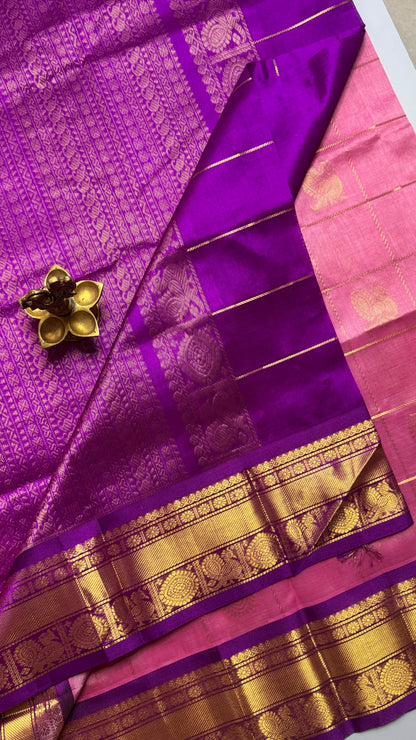 Mayil & Chakram Butta Pure Silk Cotton Saree