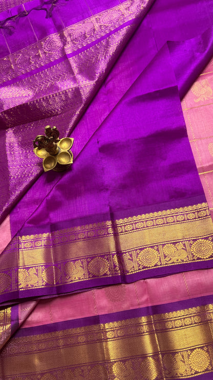 Mayil & Chakram Butta Pure Silk Cotton Saree
