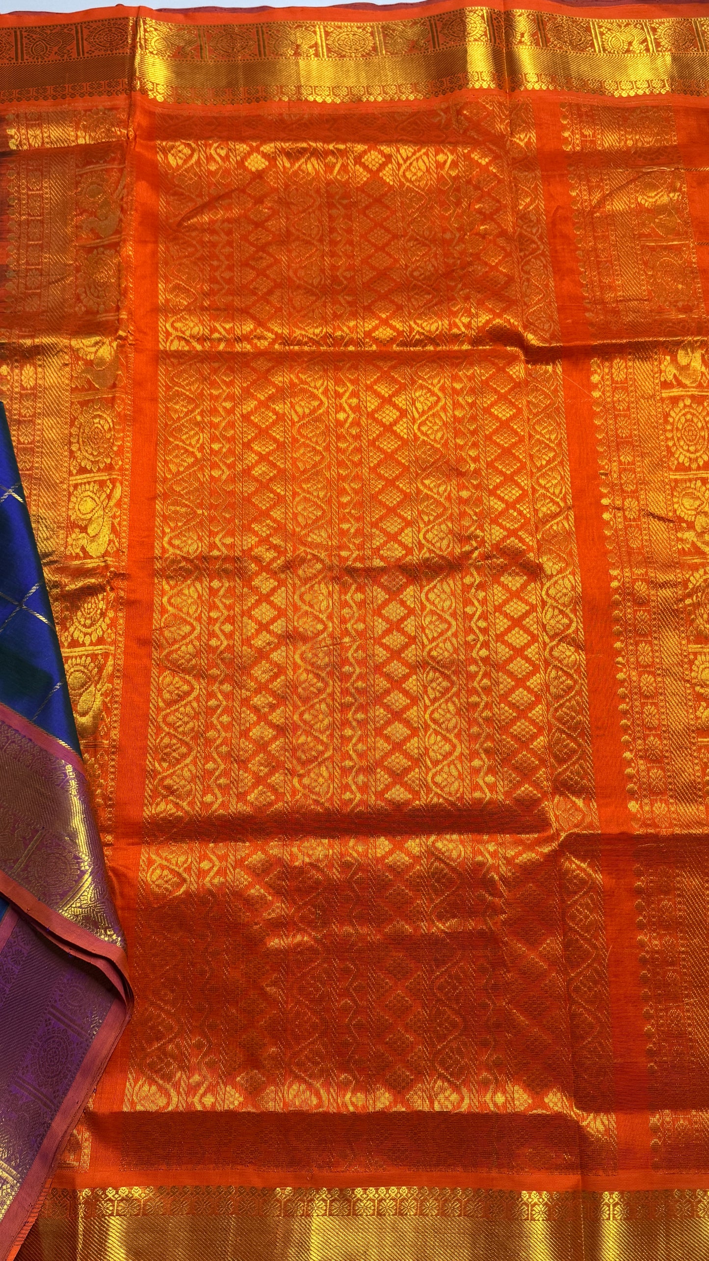 Mayil & Chakram Butta Pure Silk Cotton Saree