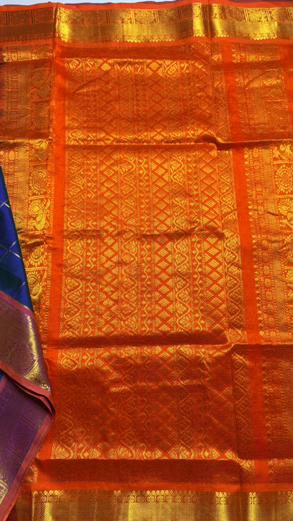 Mayil & Chakram Butta Pure Silk Cotton Saree