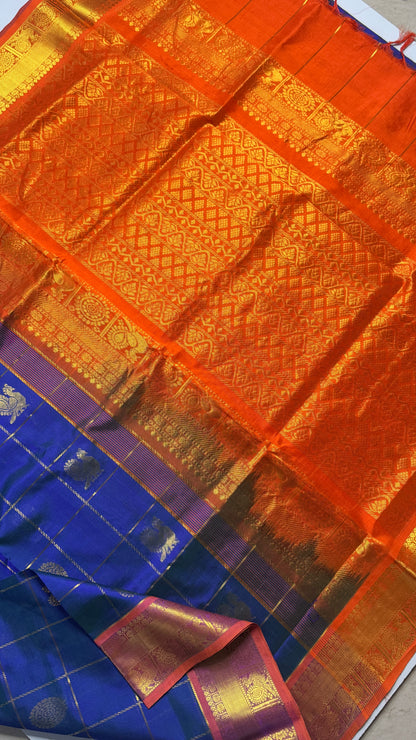 Mayil & Chakram Butta Pure Silk Cotton Saree