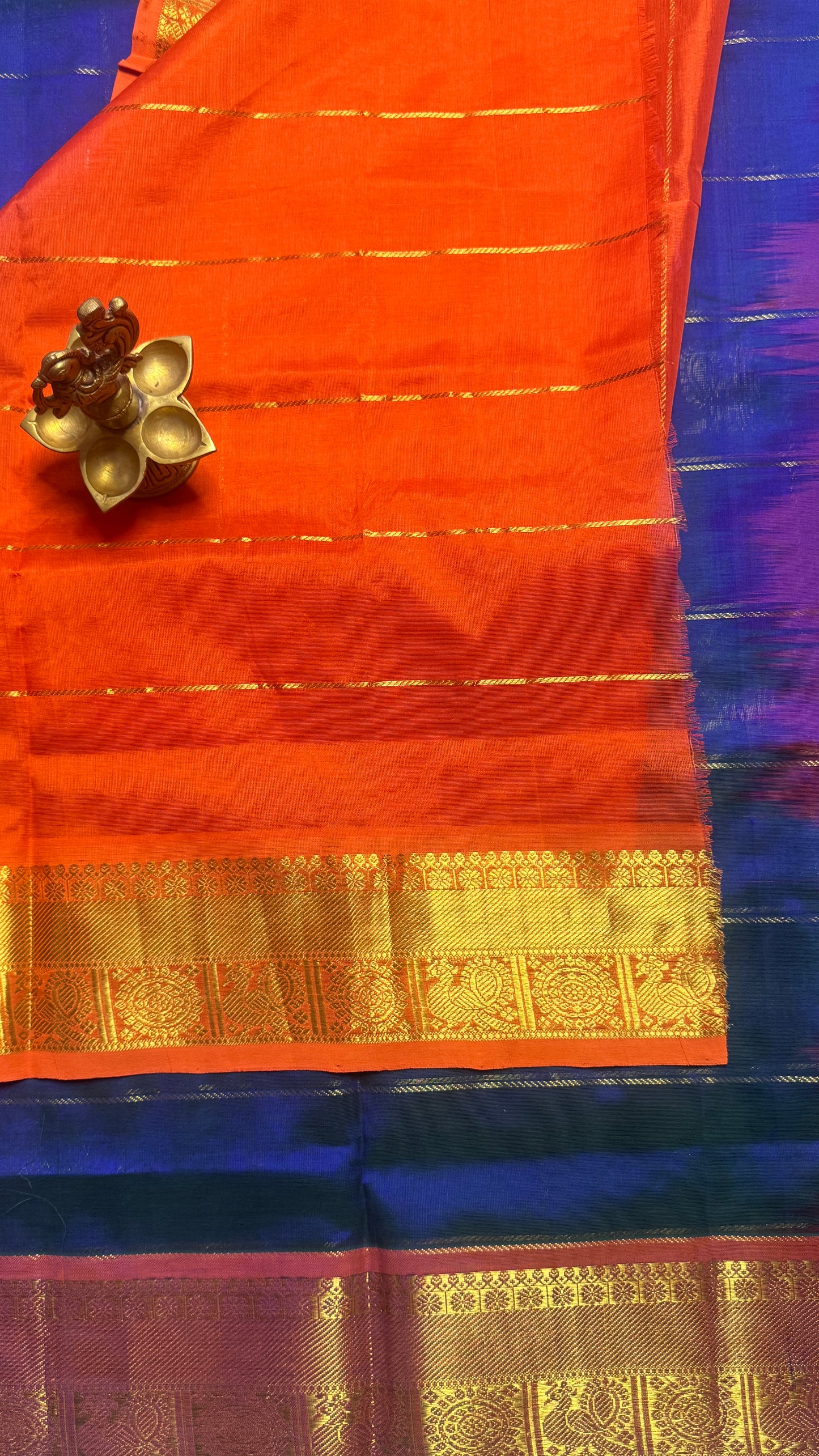 Mayil & Chakram Butta Pure Silk Cotton Saree