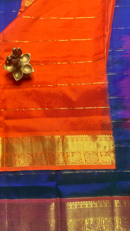 Mayil & Chakram Butta Pure Silk Cotton Saree