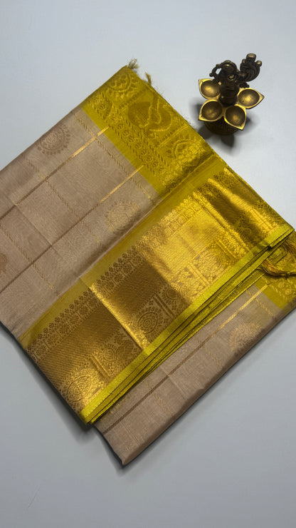 Mayil & Chakram Butta Pure Silk Cotton Saree