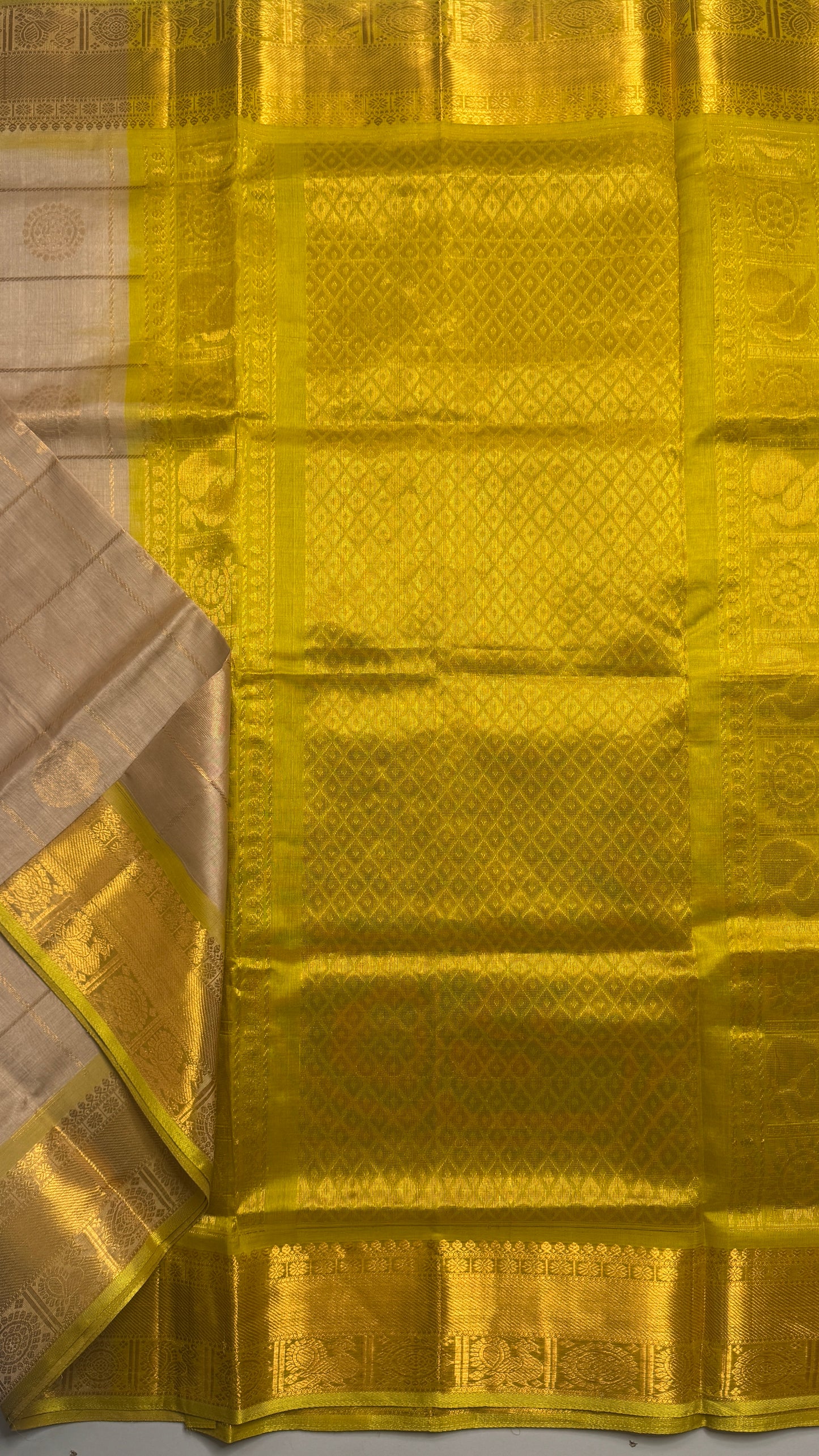 Mayil & Chakram Butta Pure Silk Cotton Saree