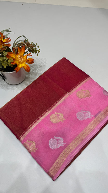 Shimmer Georgette Saree