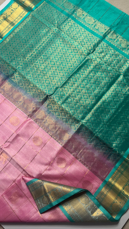 Mayil & Chakram Butta Pure Silk Cotton Saree