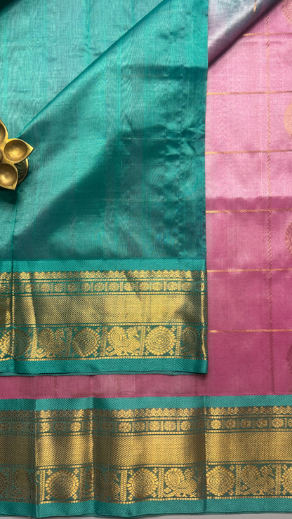 Mayil & Chakram Butta Pure Silk Cotton Saree