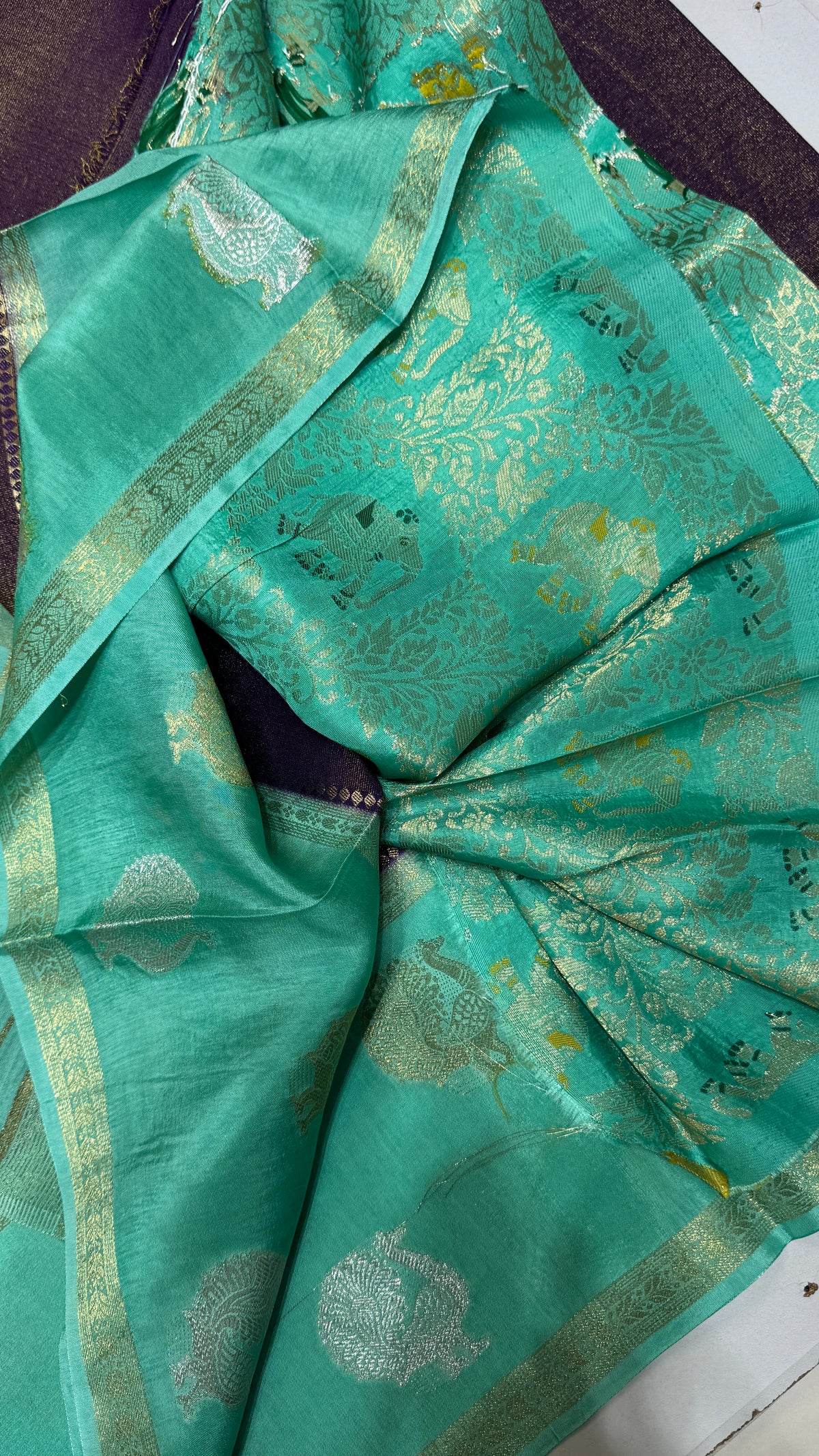 Shimmer Georgette Saree