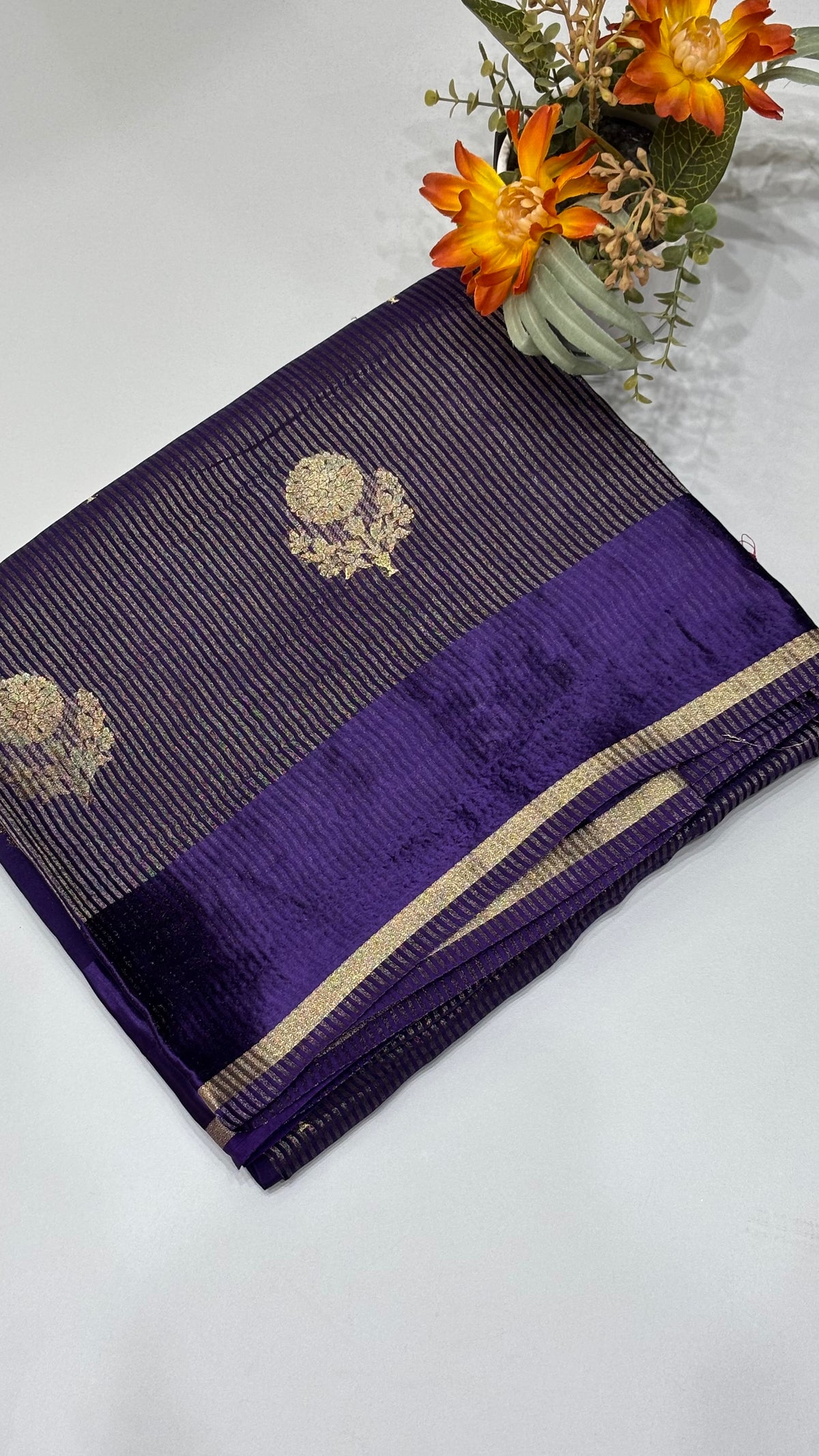 Banaras Crepe Georgette Saree
