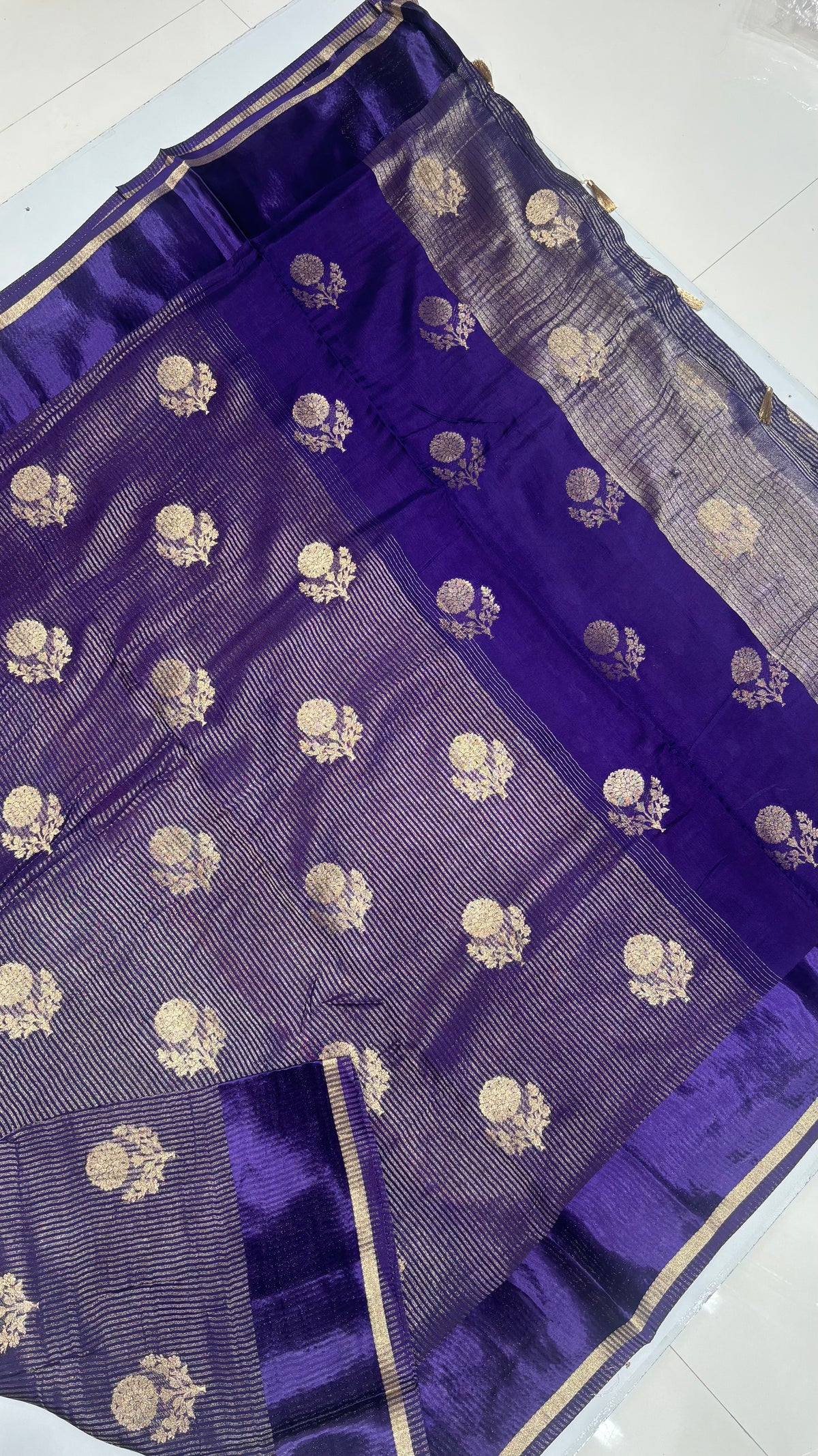 Banaras Crepe Georgette Saree