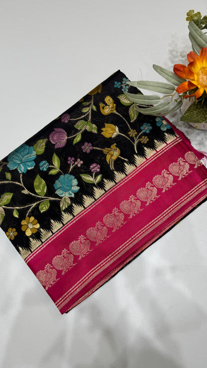 Banaras Crepe Georgette Saree