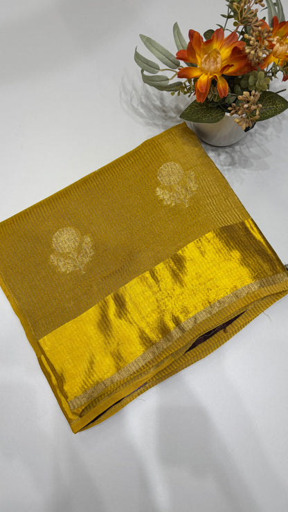 Banaras Crepe Georgette Saree