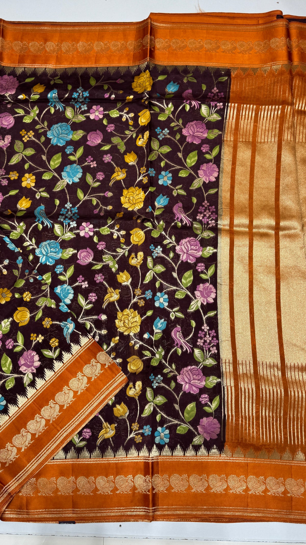 Banaras Crepe Georgette Saree