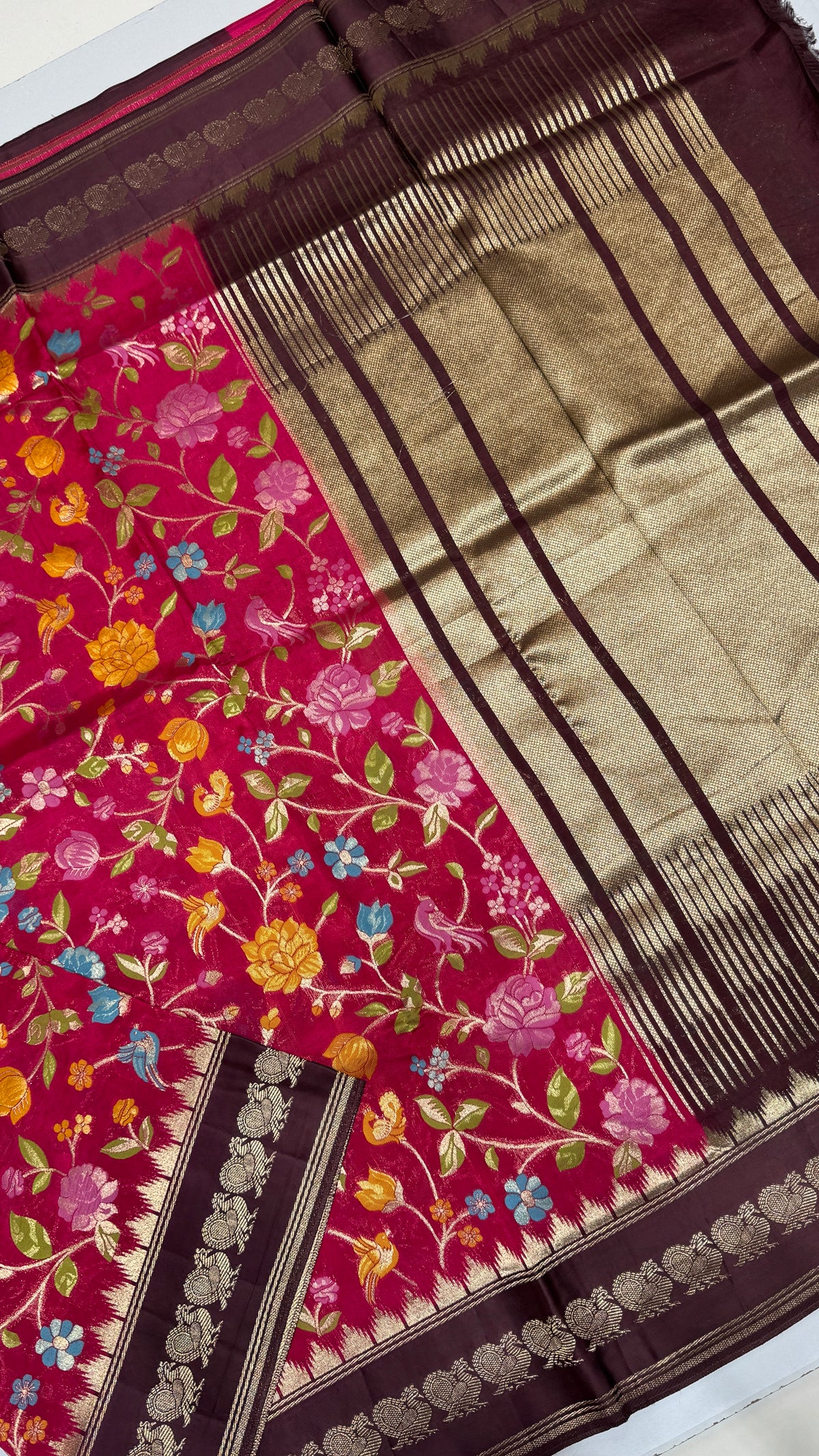 Banaras Crepe Georgette Saree