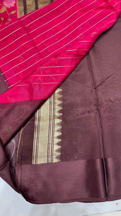 Banaras Crepe Georgette Saree