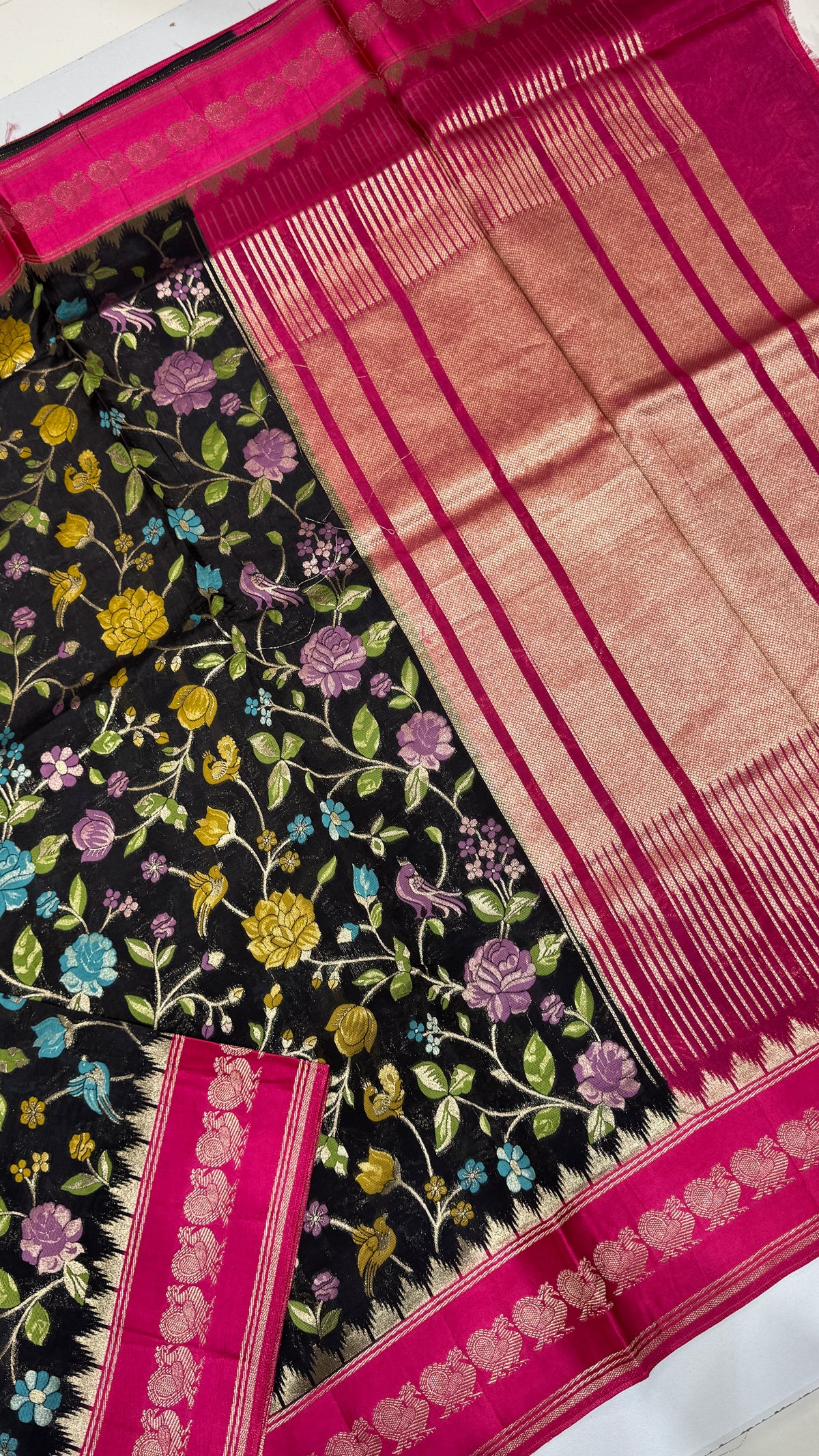 Banaras Crepe Georgette Saree