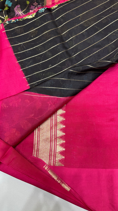 Banaras Crepe Georgette Saree