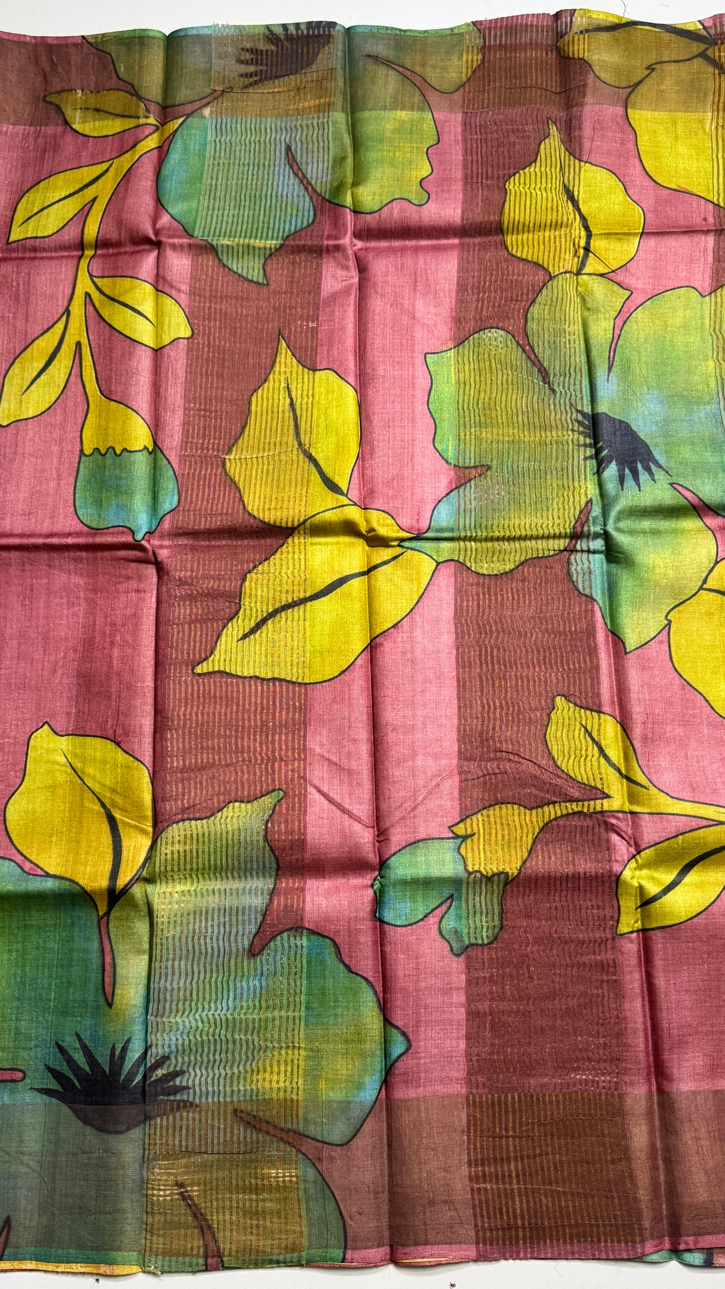 Handloom Pure Tussar Silk Saree