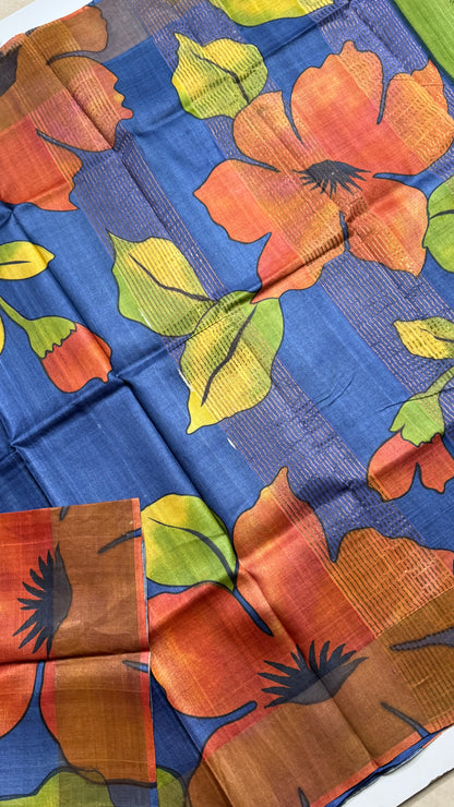 Handloom Pure Tussar Silk Saree