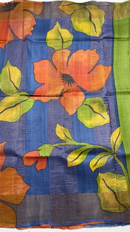 Handloom Pure Tussar Silk Saree