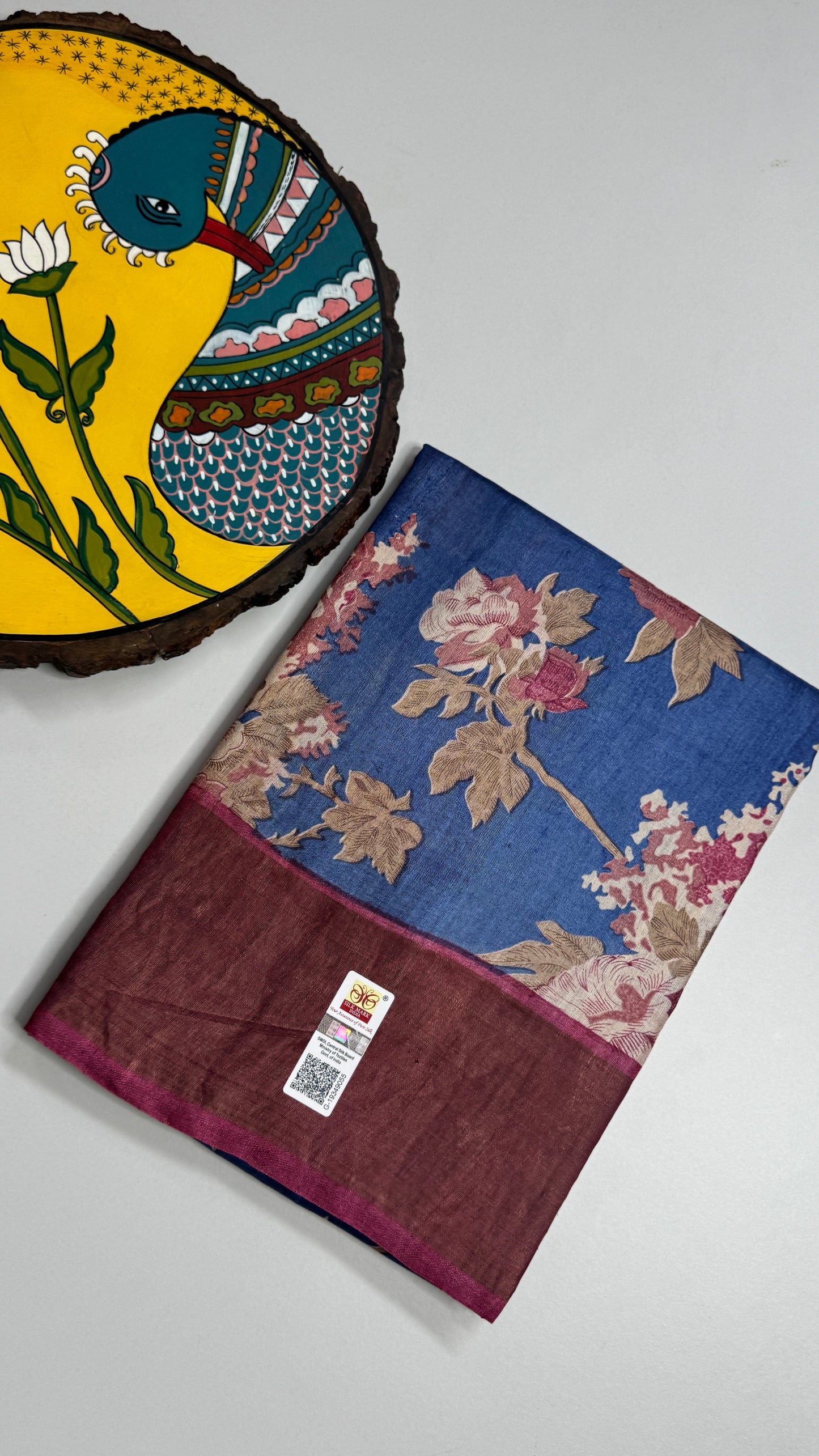 Handloom Pure Tussar Silk Saree